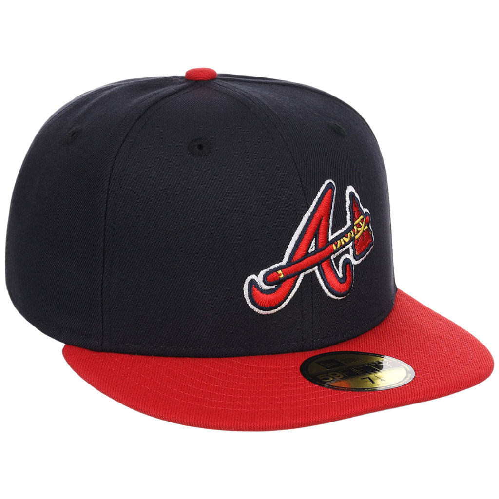 Atlanta Braves MLB Cooperstown Authentic Collection New Era 59FIFTY (Navy/Red)