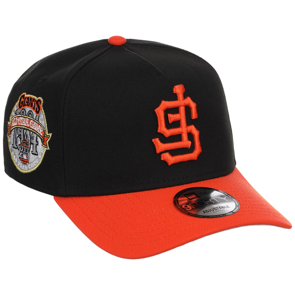 San Francisco Giants MLB Flipmode 2.0 New Era 9FORTY A-Frame (Black/Orange/Gray)