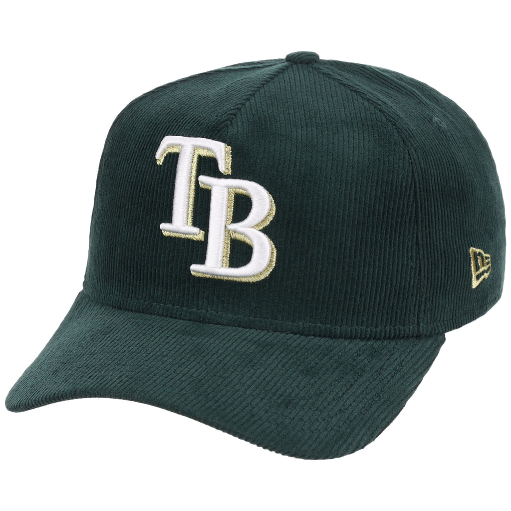 Tampa Bay Rays MLB Dark Green Cord FASHION CORE New Era 9FORTY A-Frame