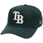 Tampa Bay Rays MLB Dark Green Cord FASHION CORE New Era 9FORTY A-Frame