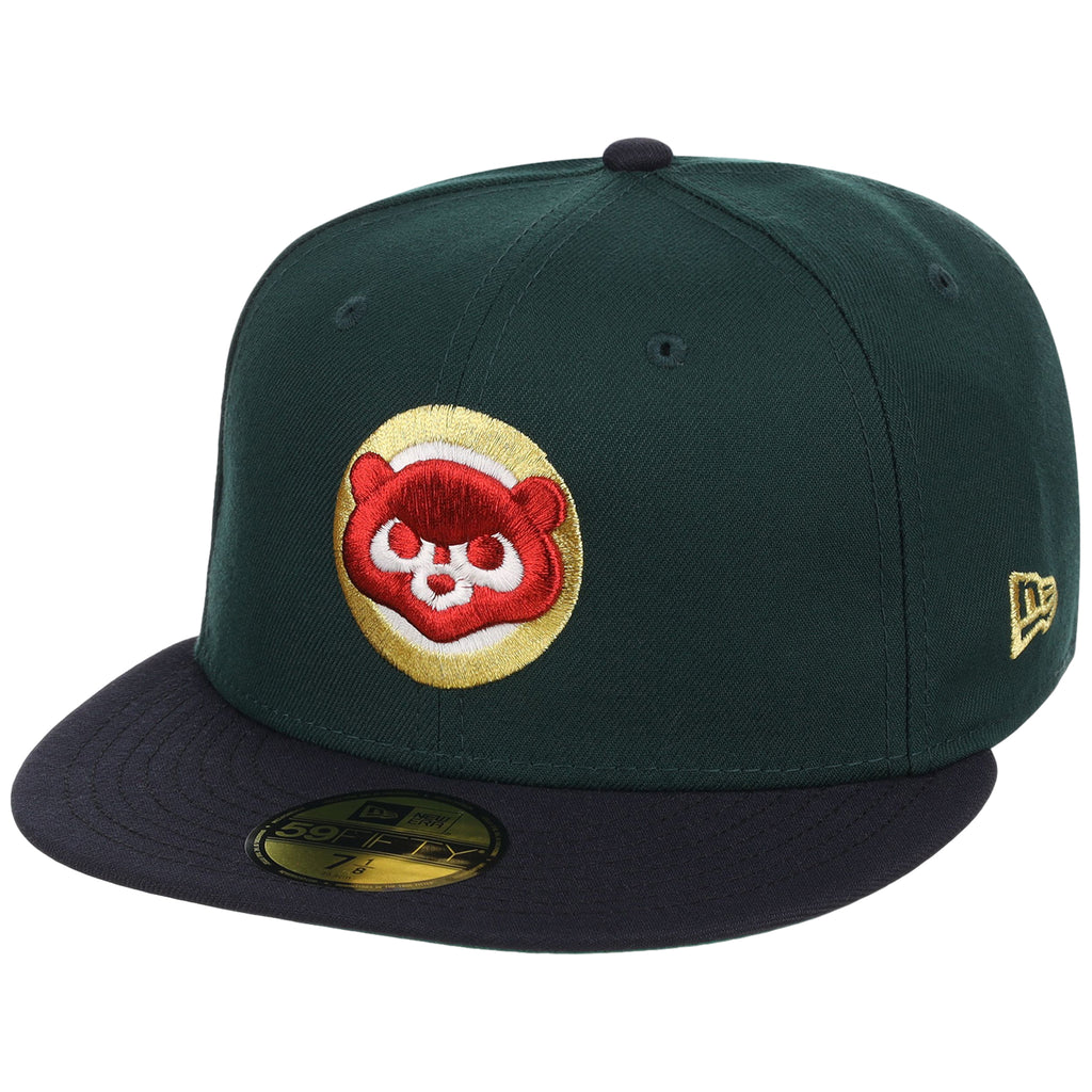 Chicago Cubs Northside Chicago Crown the City New Era 59FIFTY (Dark Green/Navy)