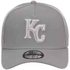 Kansas City Royals MLB Gray x White FASHION CORE New Era 9FORTY A-Frame