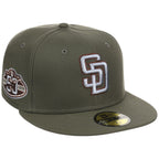 San Diego Padres MLB Olive Alloy New Era 59FIFTY