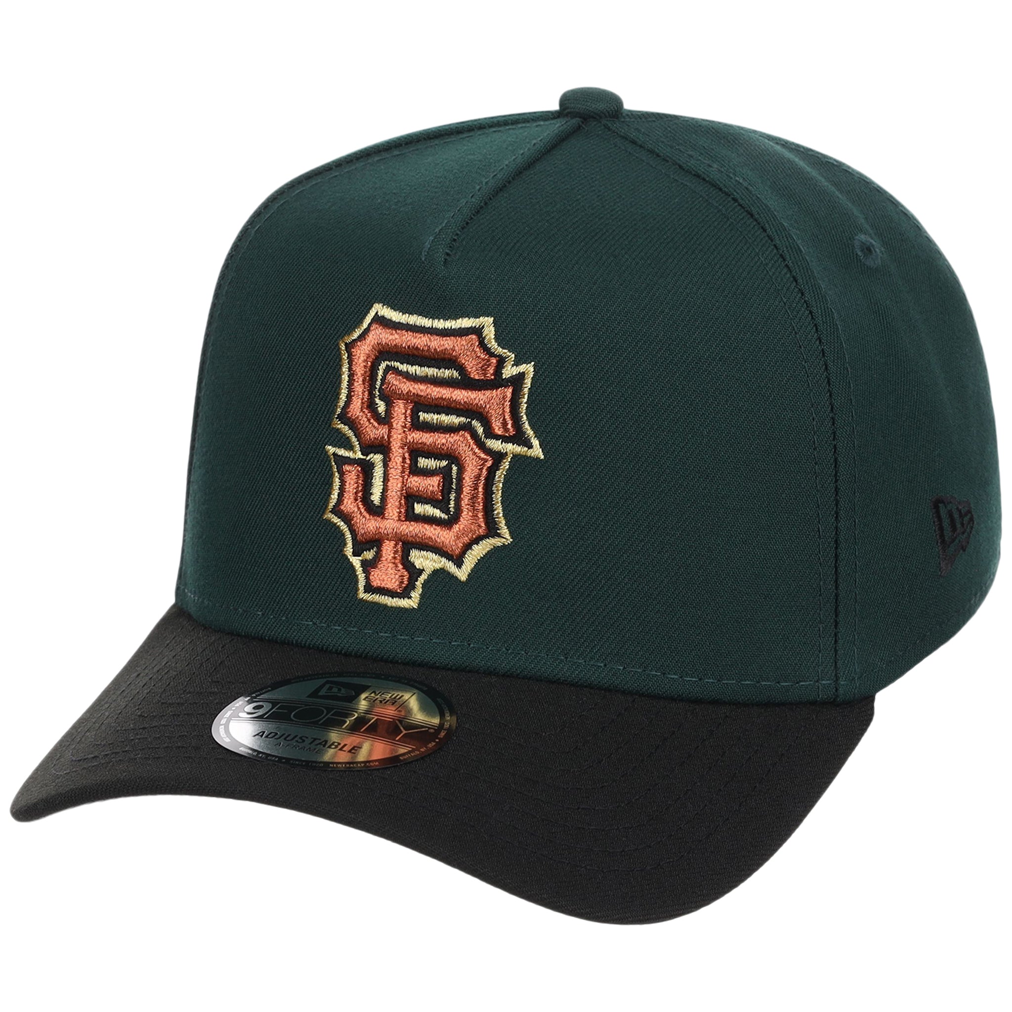 San Francisco Giants MLB Dark Green x Black FASHION CORE New Era 9FORTY A-Frame