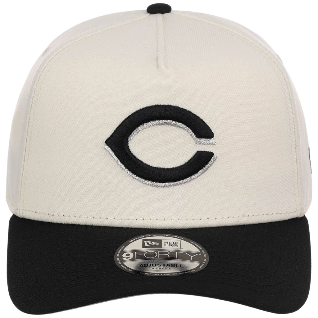 Cincinnati Reds MLB Chrome x Black FASHION CORE New Era 9FORTY A-Frame