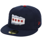 Chicago Cubs Northside Chicago Crown the City New Era 59FIFTY (Navy/Navy)