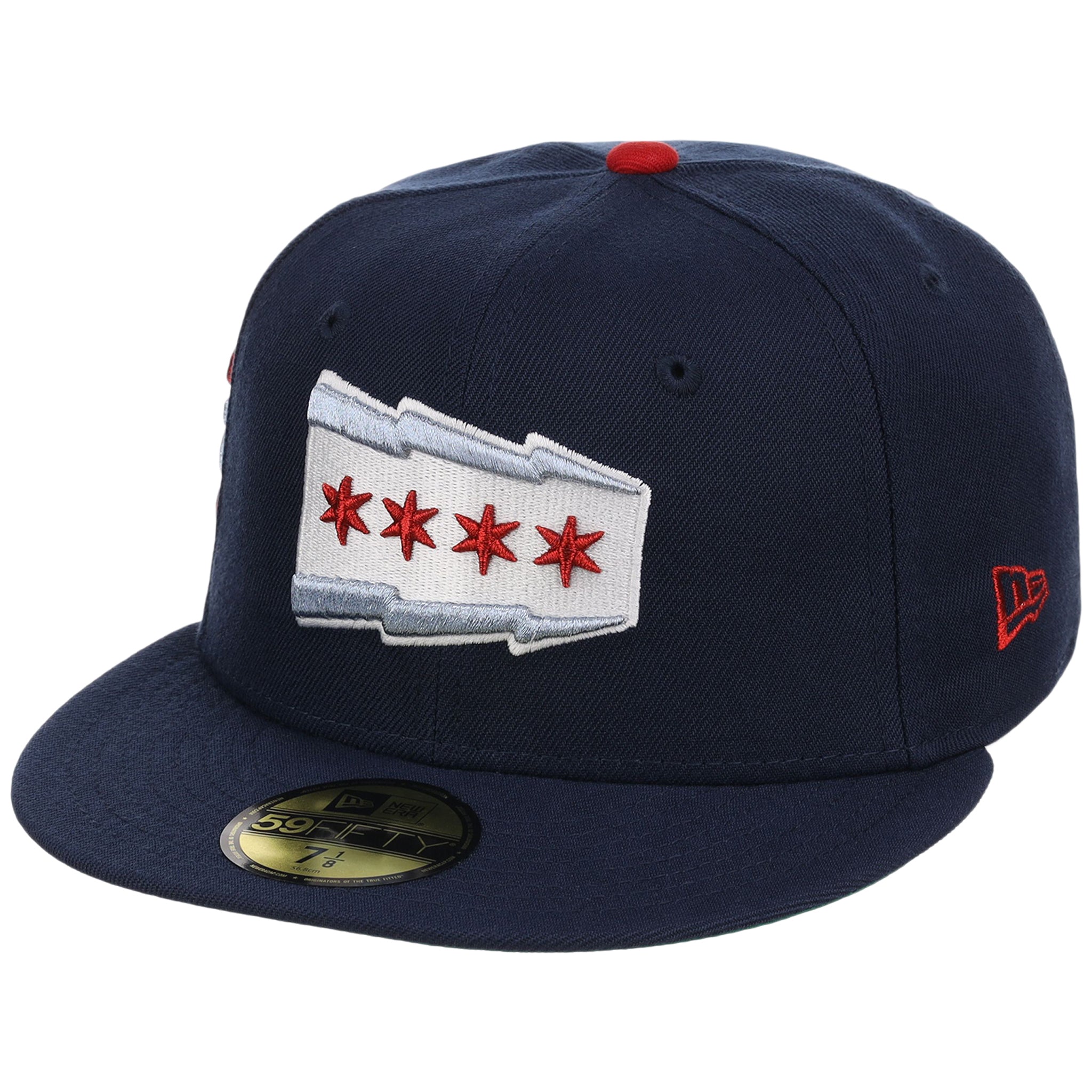 Chicago Cubs Northside Chicago Crown the City New Era 59FIFTY (Navy/Navy)