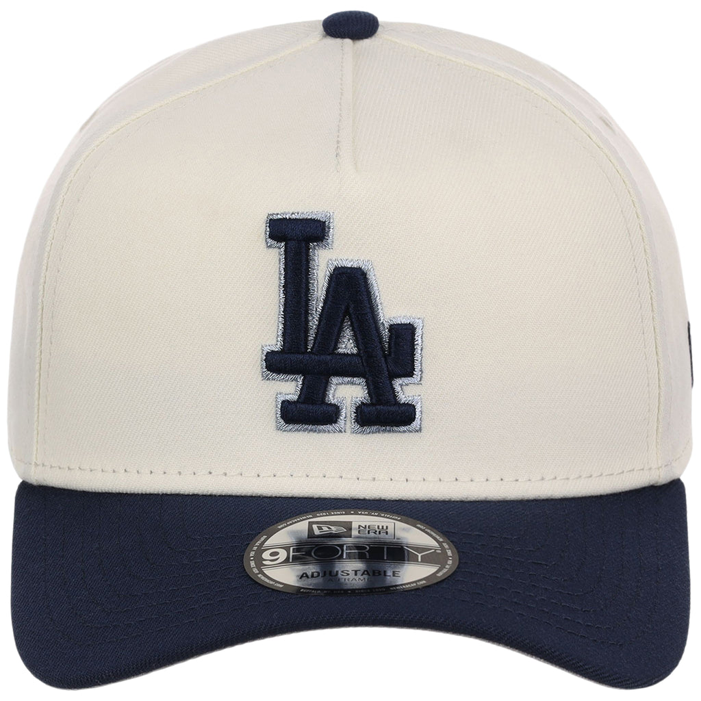 Los Angeles Dodgers MLB Chrome x Navy FASHION CORE New Era 9FORTY A-Frame