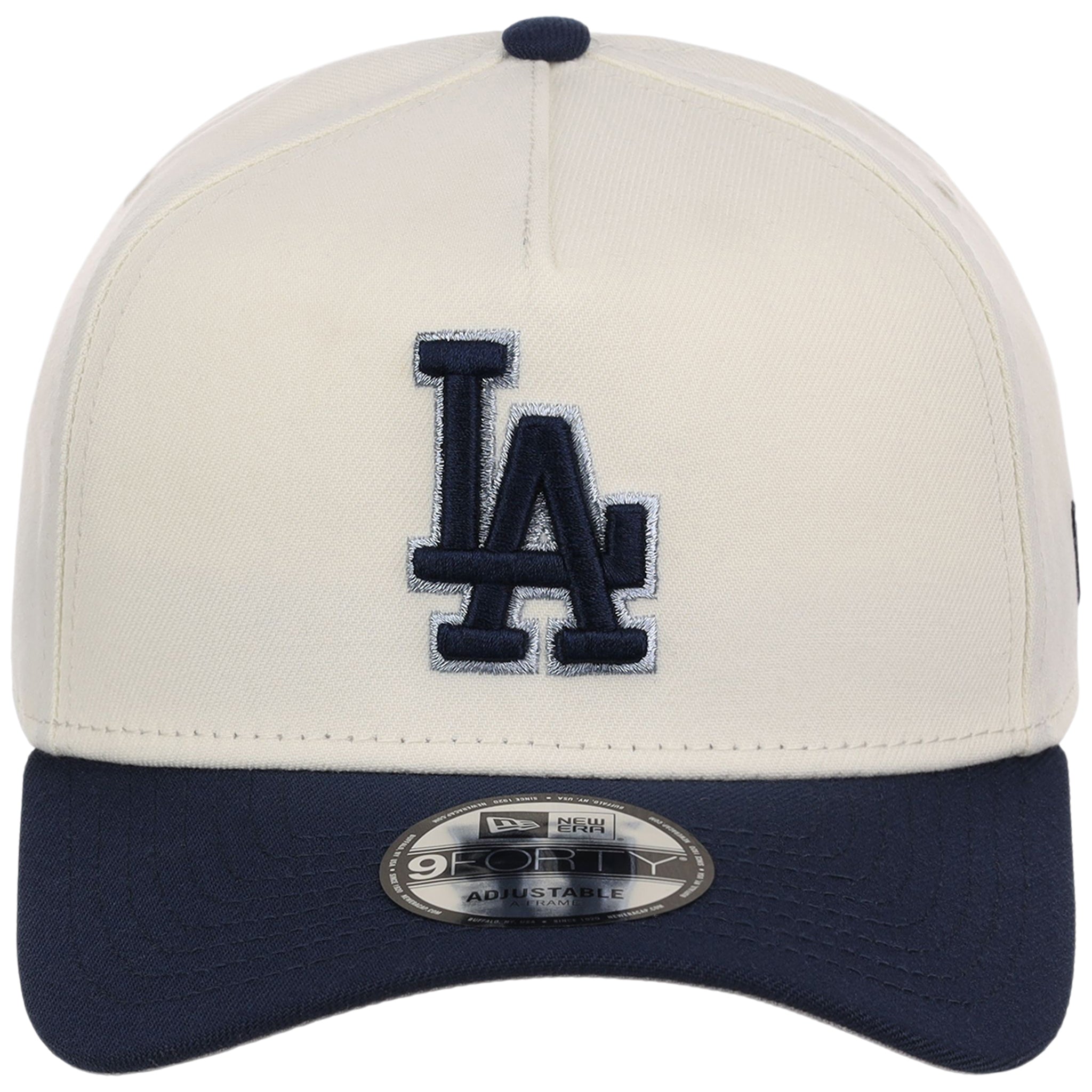 Los Angeles Dodgers MLB Chrome x Navy FASHION CORE New Era 9FORTY A-Frame