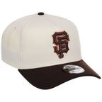 San Francisco Giants MLB Chrome x Burnt Wood FASHION CORE New Era 9FORTY A-Frame
