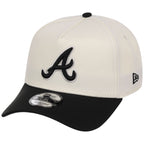 Atlanta Braves MLB Chrome x Black FASHION CORE New Era 9FORTY A-Frame