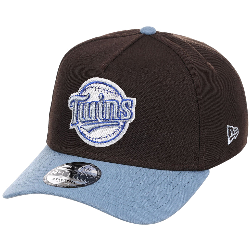Minnesota Twins MLB Driftwood Fade New Era 9FORTY A-Frame