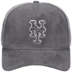 New York Mets MLB Gray x Suede FASHION CORE New Era 9FORTY A-Frame