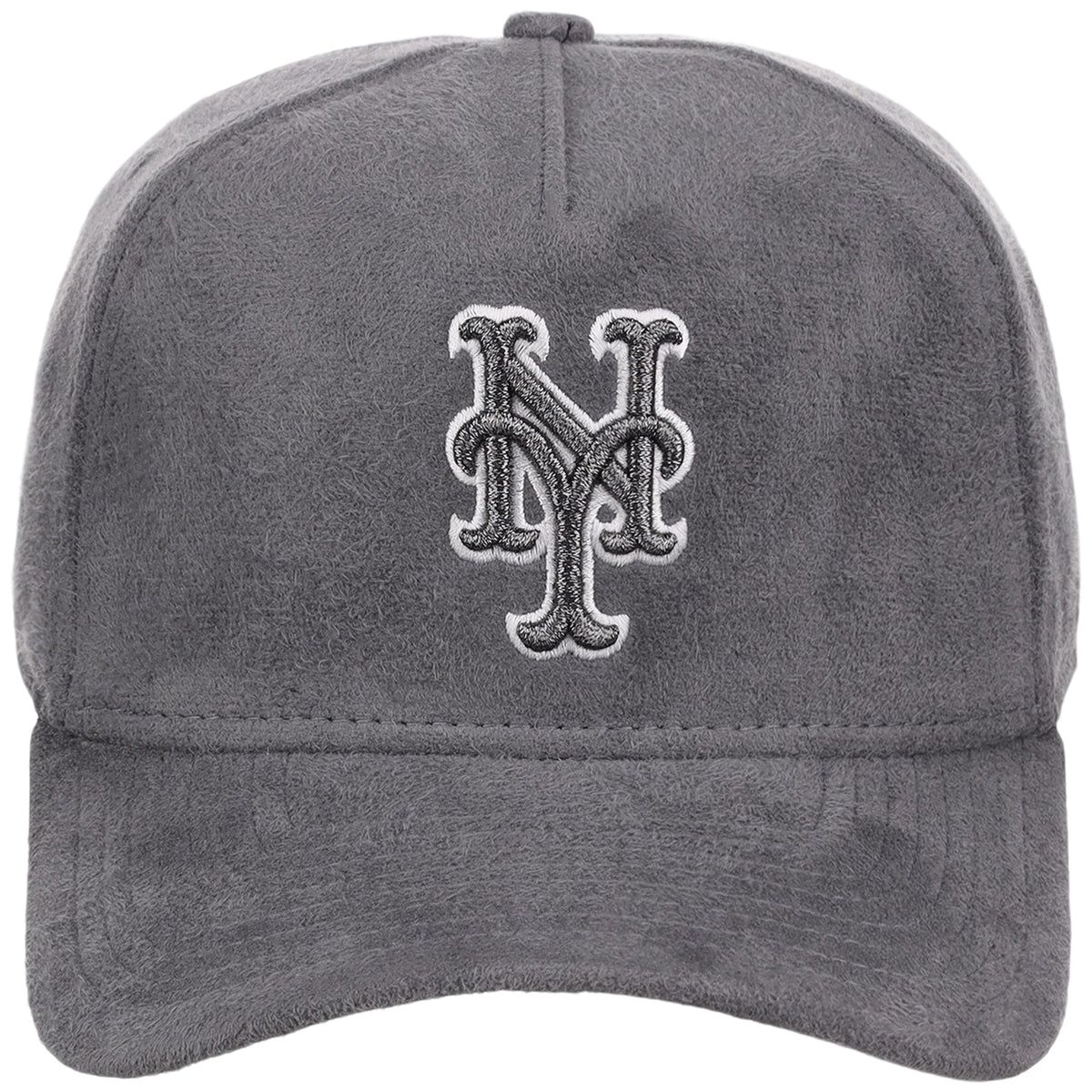 New York Mets MLB Gray x Suede FASHION CORE New Era 9FORTY A-Frame