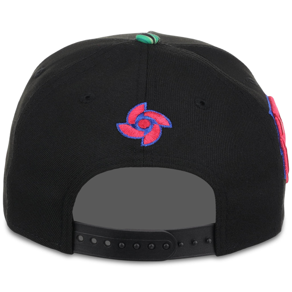 Puerto Rico Crown the Country New Era 9FORTY (Black/Floral)