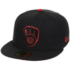 Milwaukee Brewers MLB Midnight Massacre New Era 59FIFTY