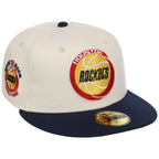 Houston Rockets NBA Chrome OTC New Era 59FIFTY (Chrome/Navy)