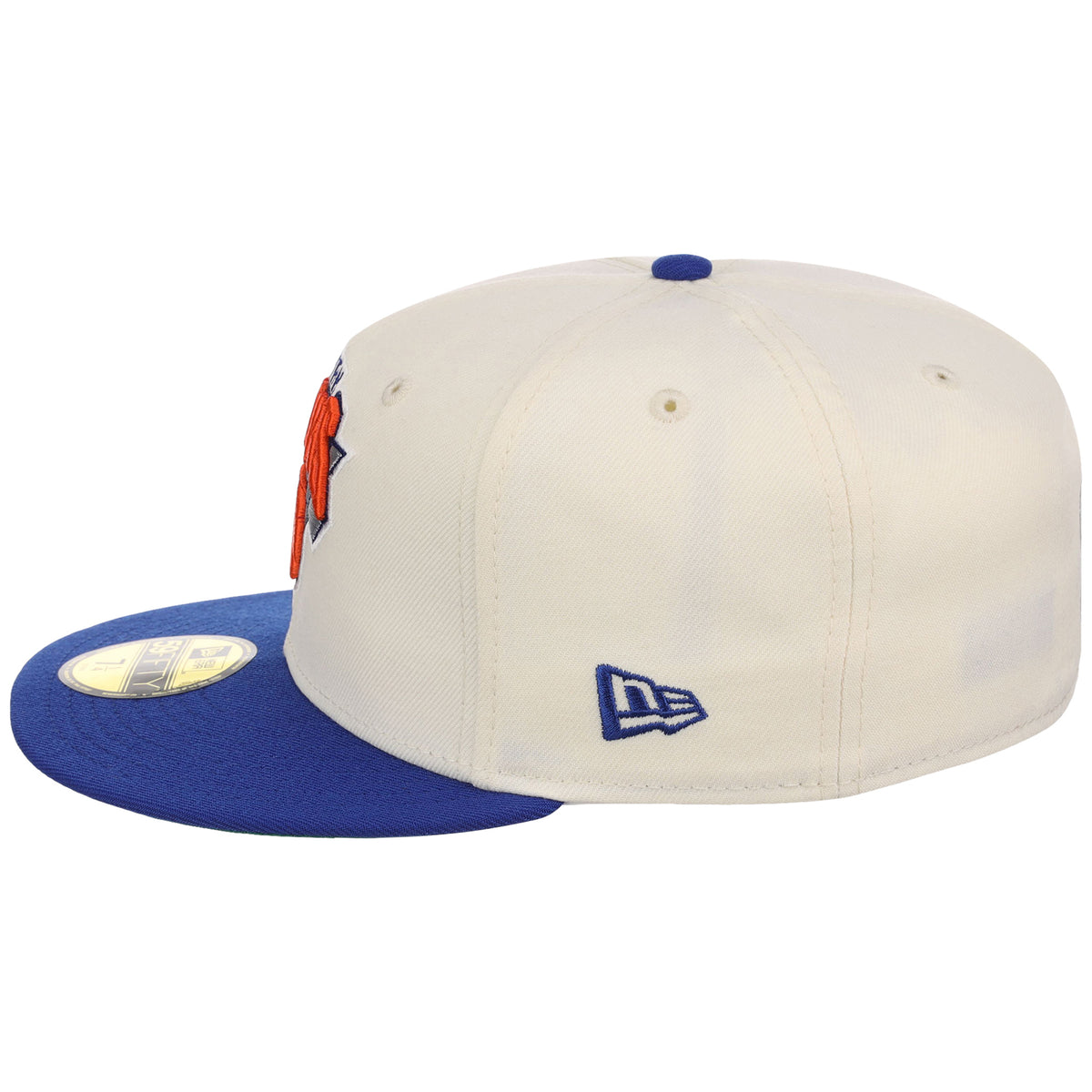 New York Knicks NBA Chrome OTC New Era 59FIFTY (Chrome/Royal)