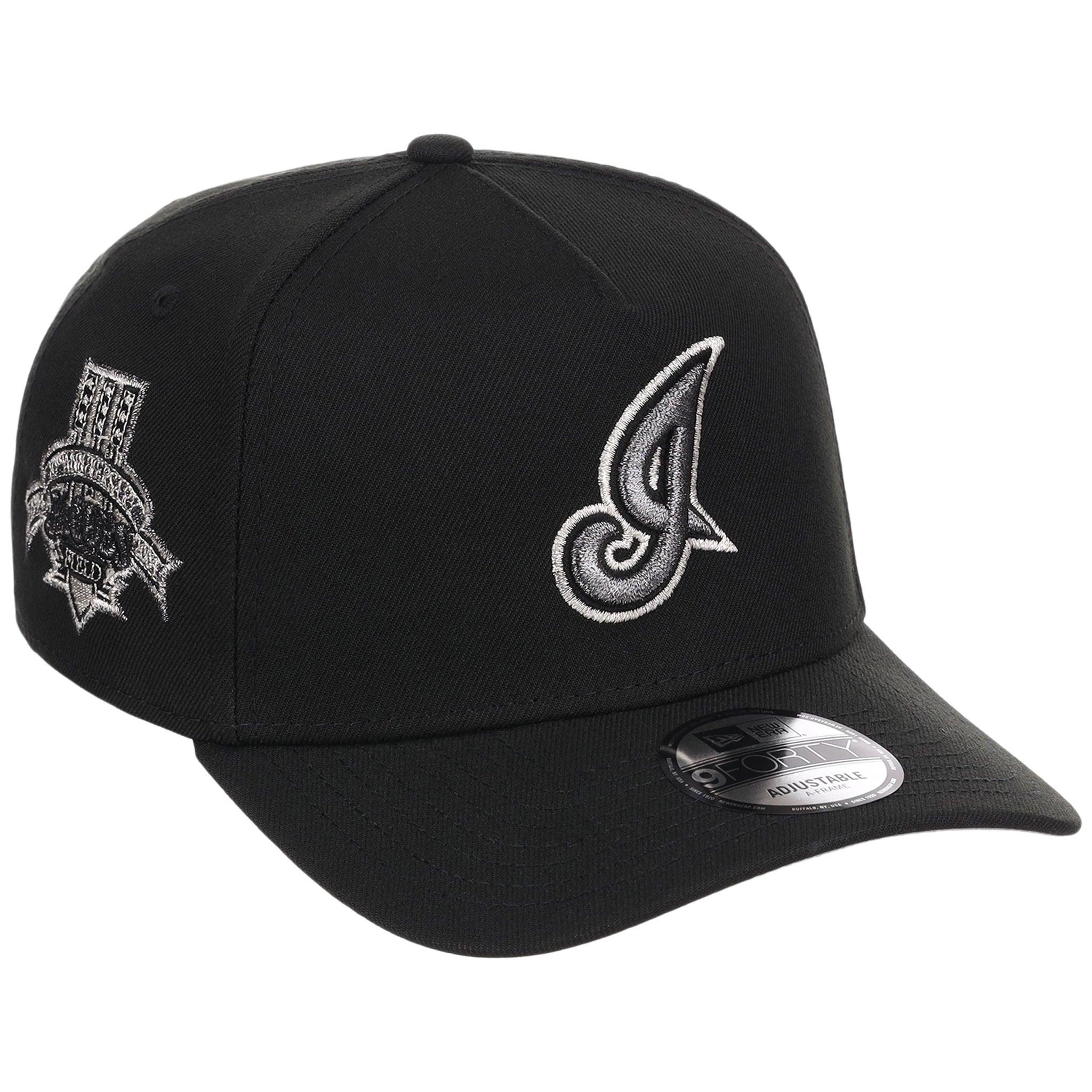 Cleveland Indians MLB Liquid Titanium New Era 9FORTY A-Frame