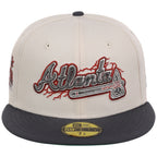 Atlanta Braves MLB Cream x Graphite New Era 59FIFTY – 5