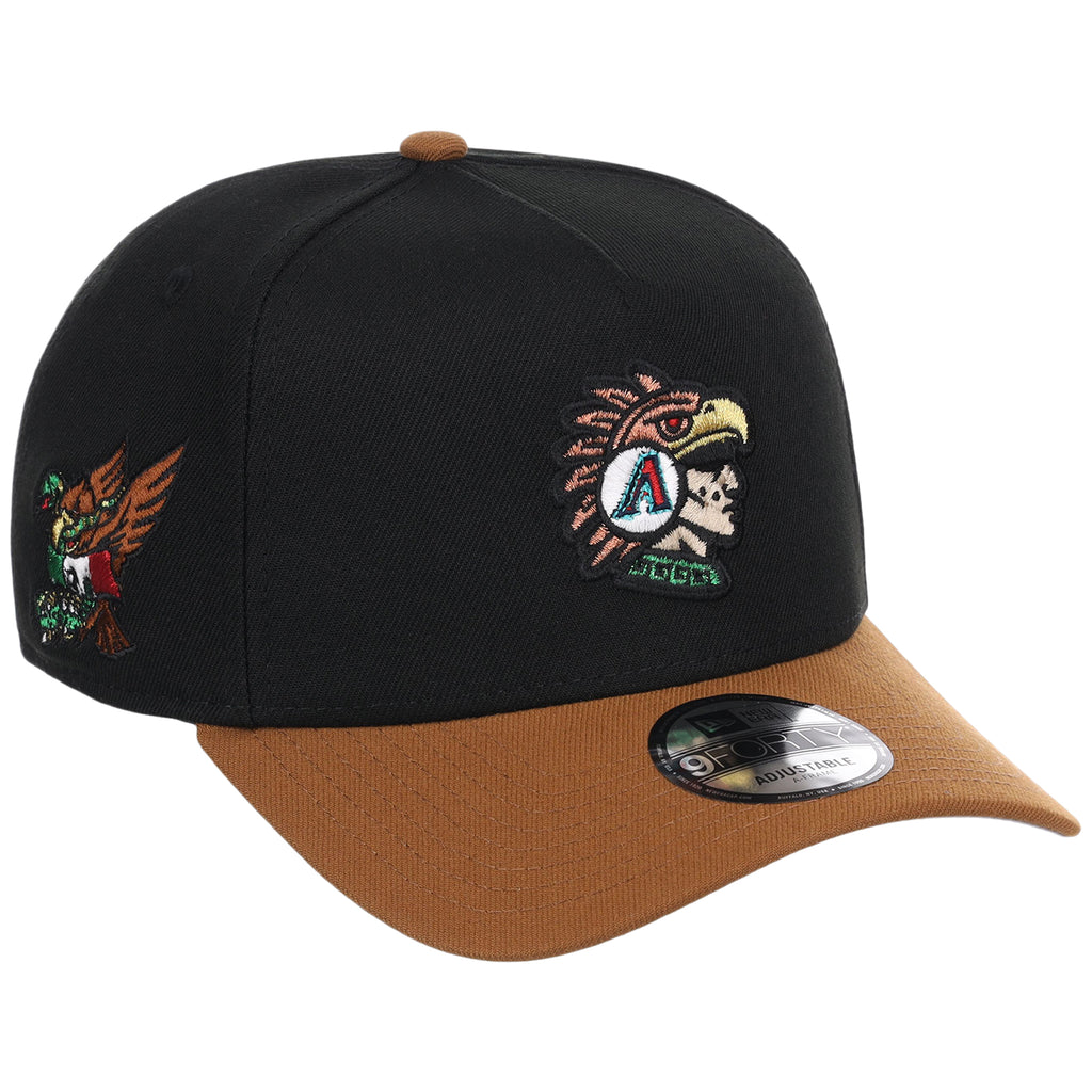 Arizona Diamondbacks Phoenix Crown the City New Era 9FORTY A-Frame (Black/Brown)