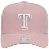 Texas Rangers Women's New Era 9FORTY Pink A-Frame