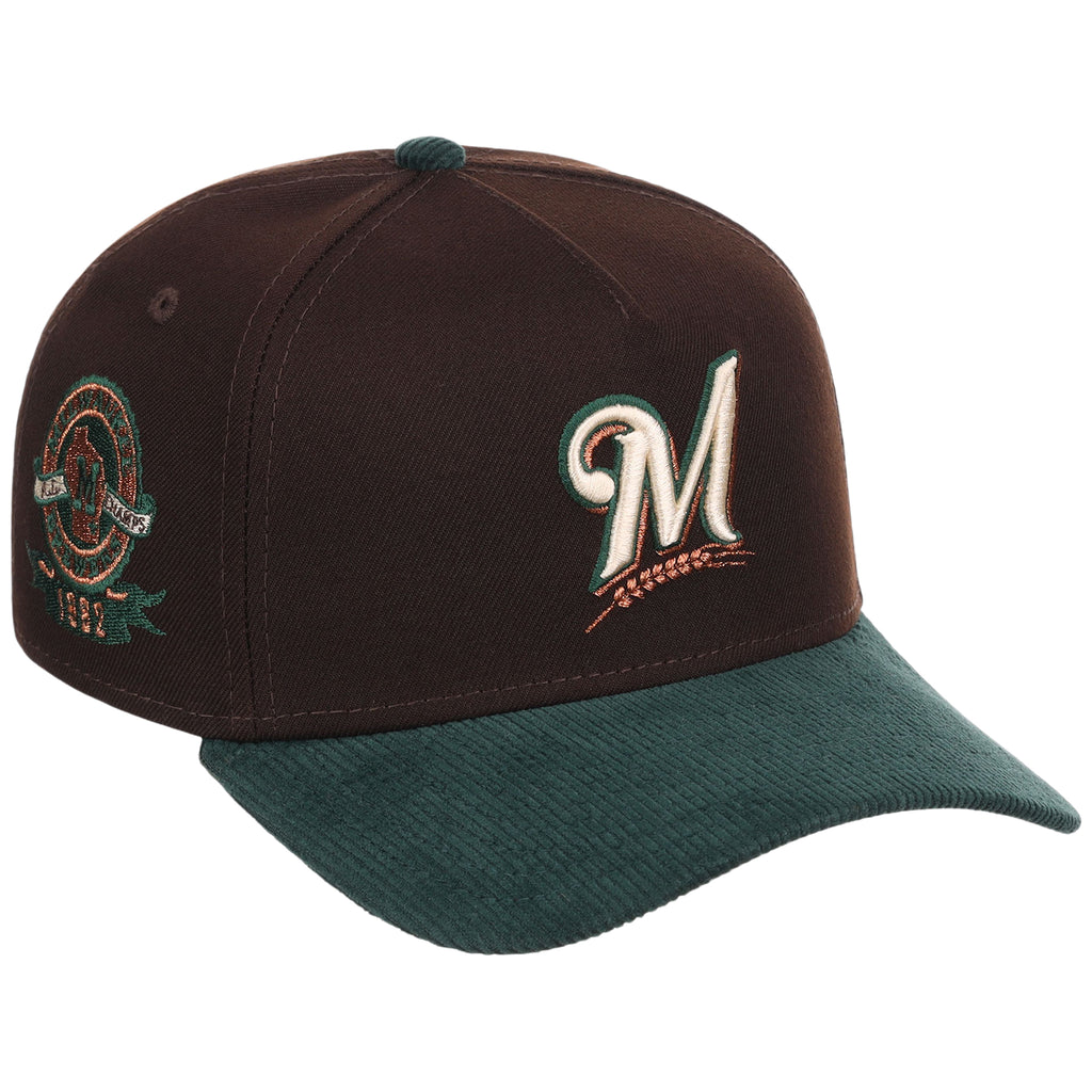 Milwaukee Brewers MLB Forest Ember New Era 9FORTY A-Frame
