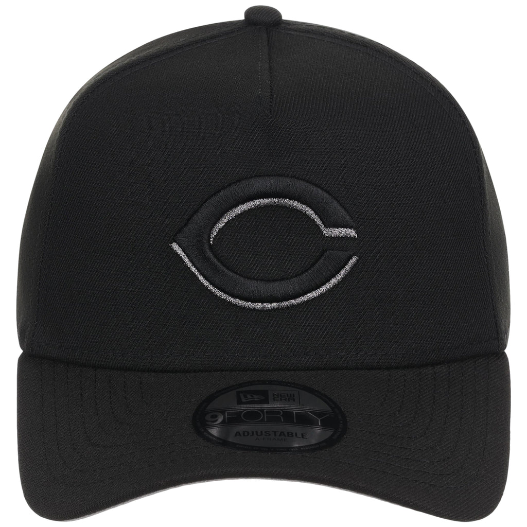 Cincinnati Reds MLB Black x Pewter FASHION CORE New Era 9FORTY A-Frame