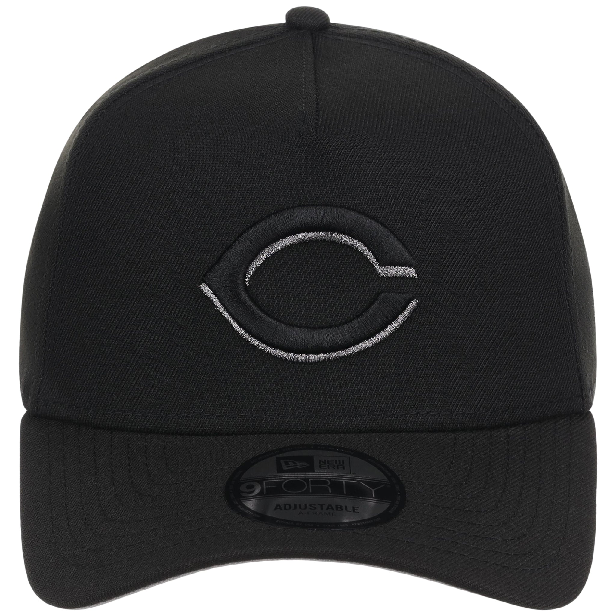 Cincinnati Reds MLB Black x Pewter FASHION CORE New Era 9FORTY A-Frame