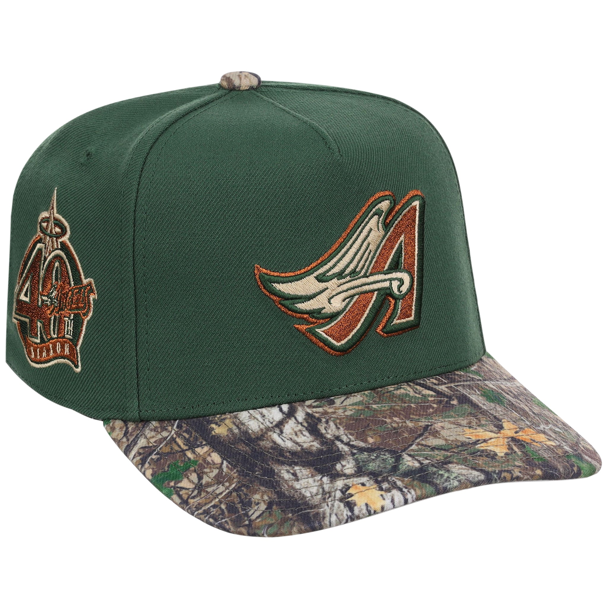 Anaheim Angels MLB Mitchell & Ness Copper Trees Pro Pinch