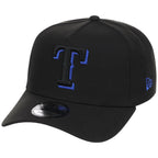 Texas Rangers MLB Black x Royal FASHION CORE New Era 9FORTY A-Frame