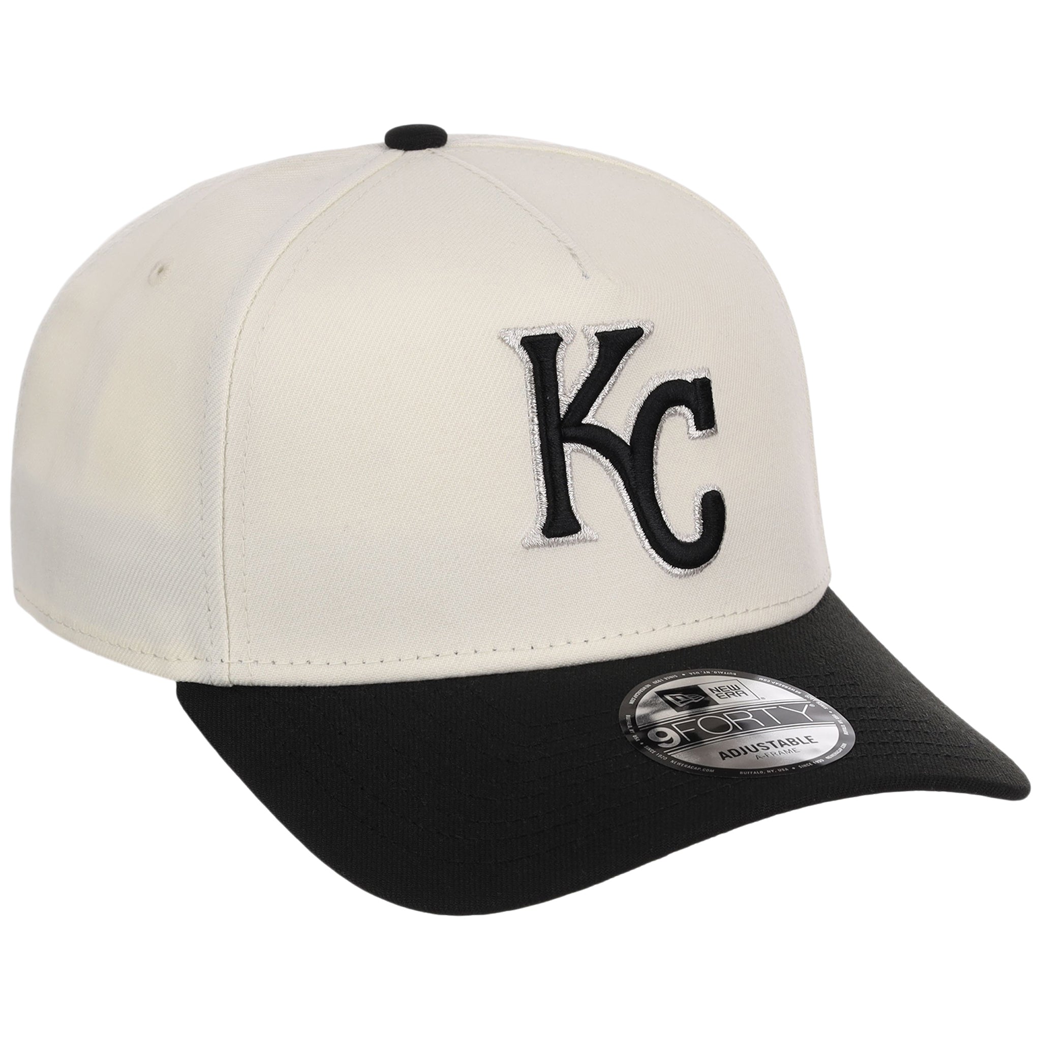Kansas City Royals MLB Chrome x Black FASHION CORE New Era 9FORTY A-Frame