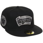 San Antonio Spurs NBA Liquid Titanium New Era 59FIFTY