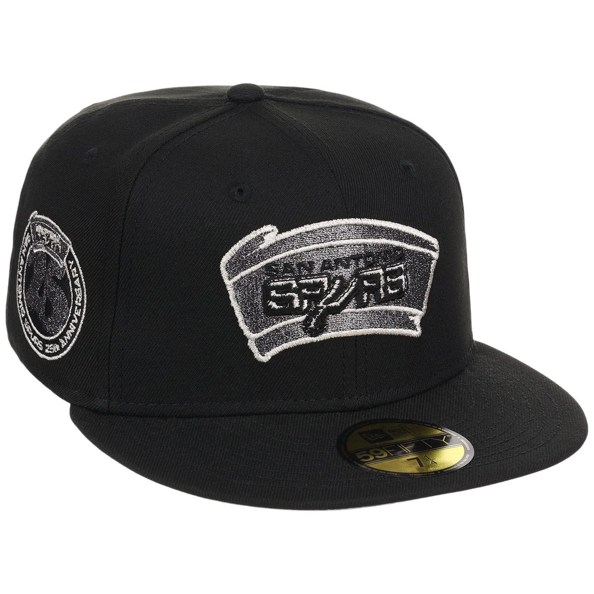 San Antonio Spurs NBA Liquid Titanium New Era 59FIFTY