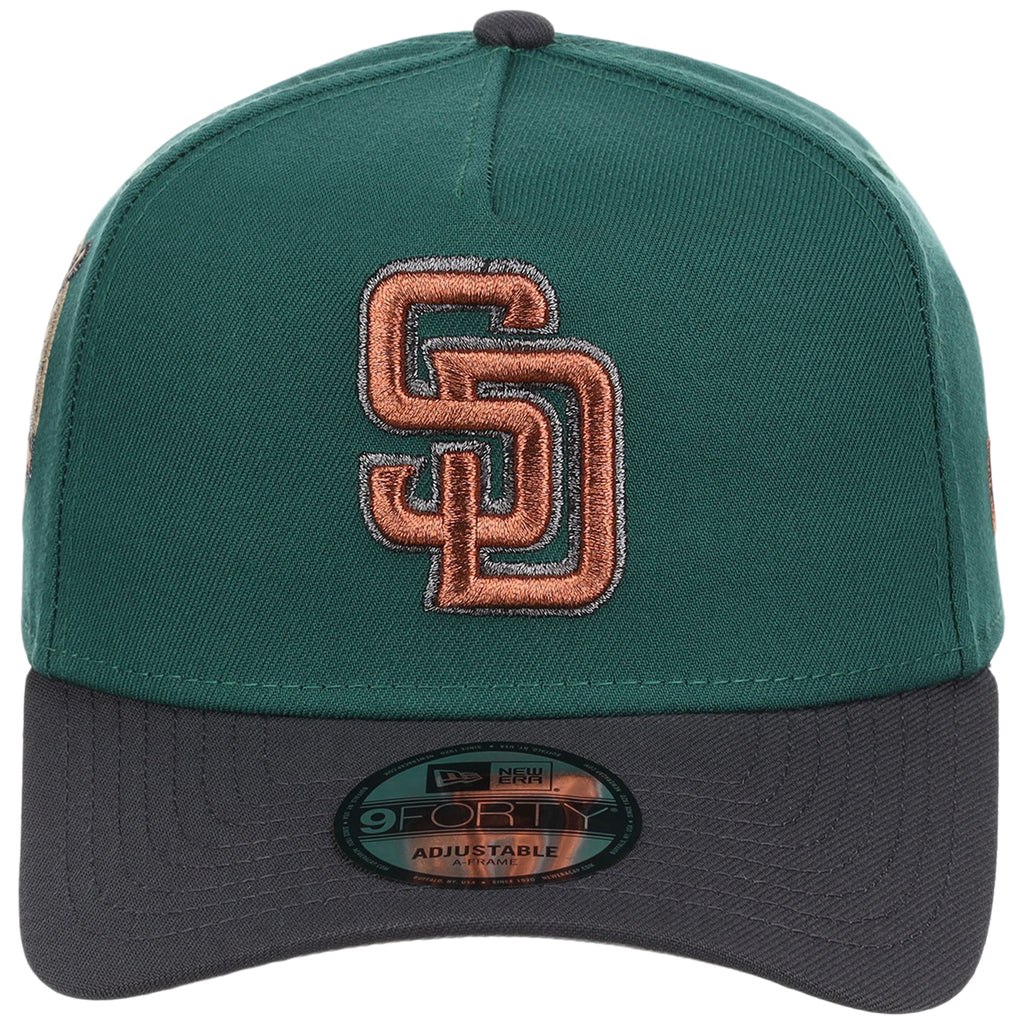 San Diego Padres MLB Emerald Graphite New Era 9FORTY