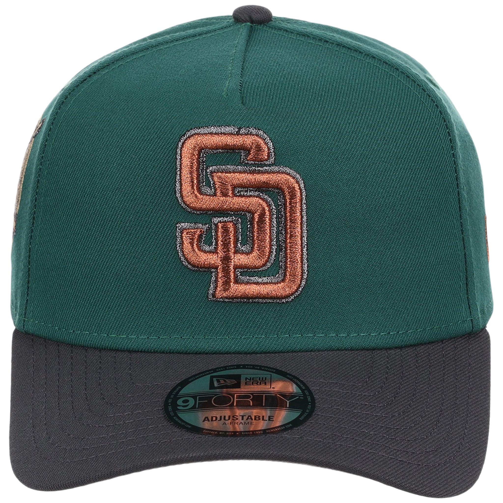 San Diego Padres MLB Emerald Graphite New Era 9FORTY