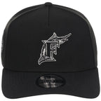 Florida Marlins MLB Liquid Titanium New Era 9FORTY A-Frame