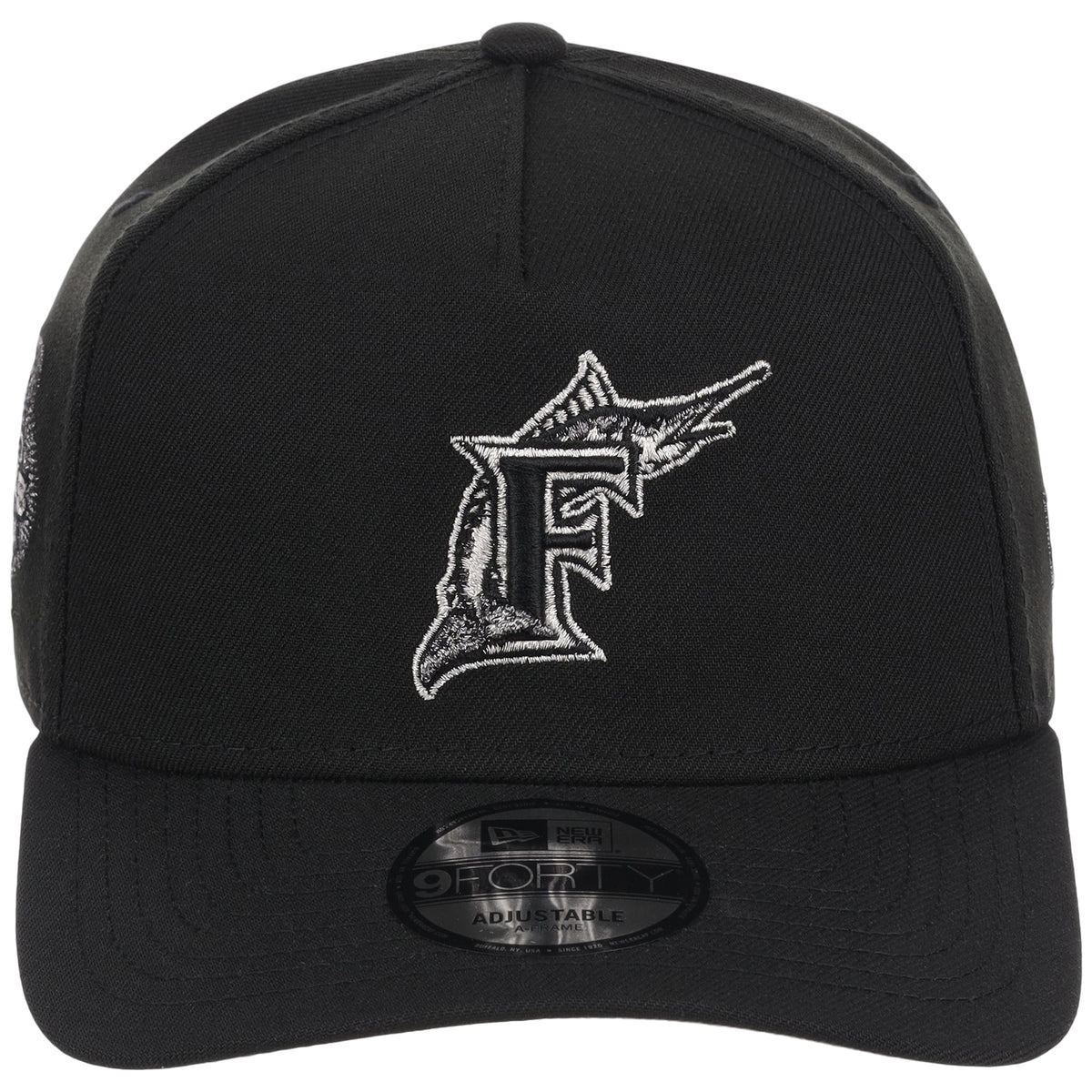 Florida Marlins MLB Liquid Titanium New Era 9FORTY A-Frame