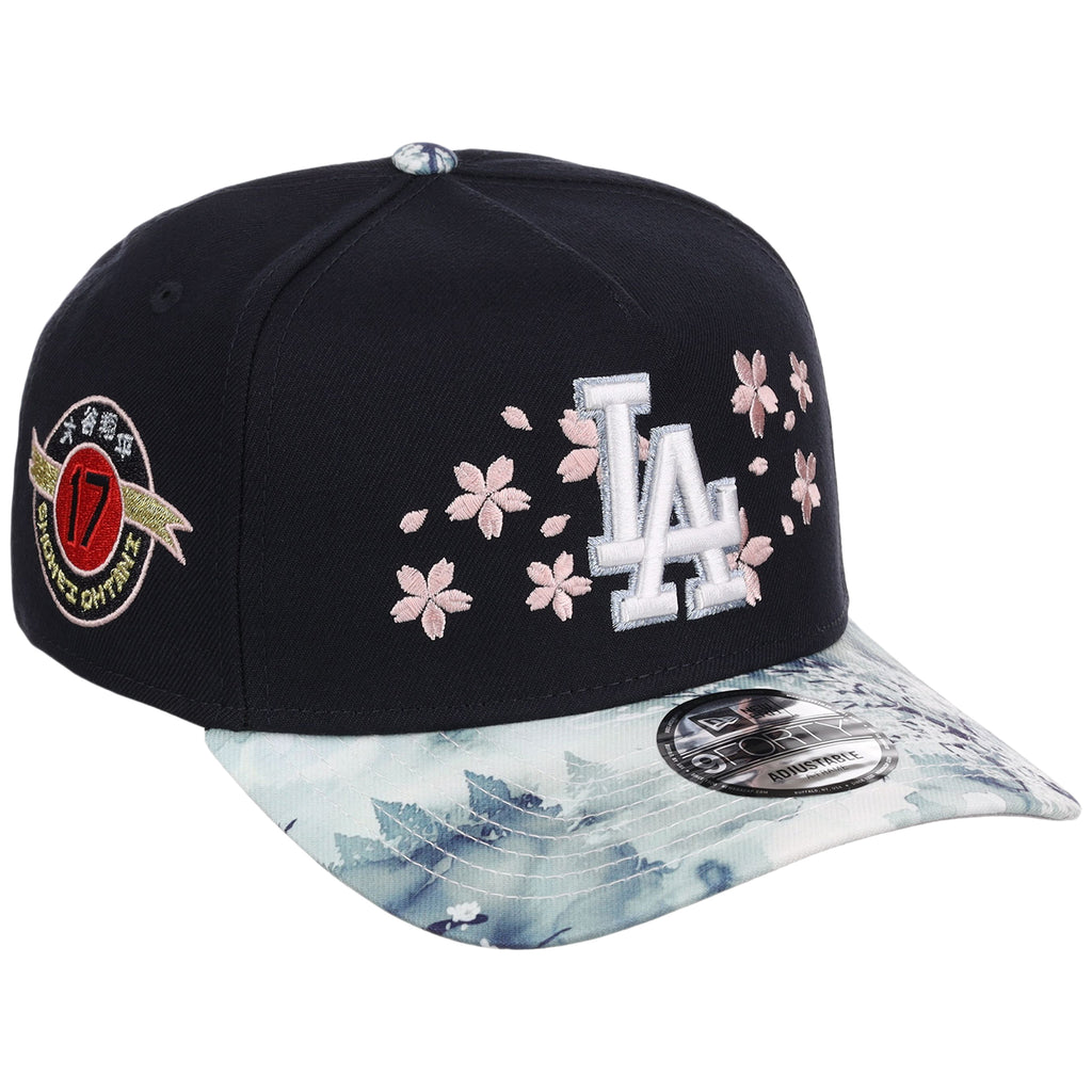Los Angeles Dodgers Pacific Canvas New Era 9FORTY (Dark Royal/Floral)