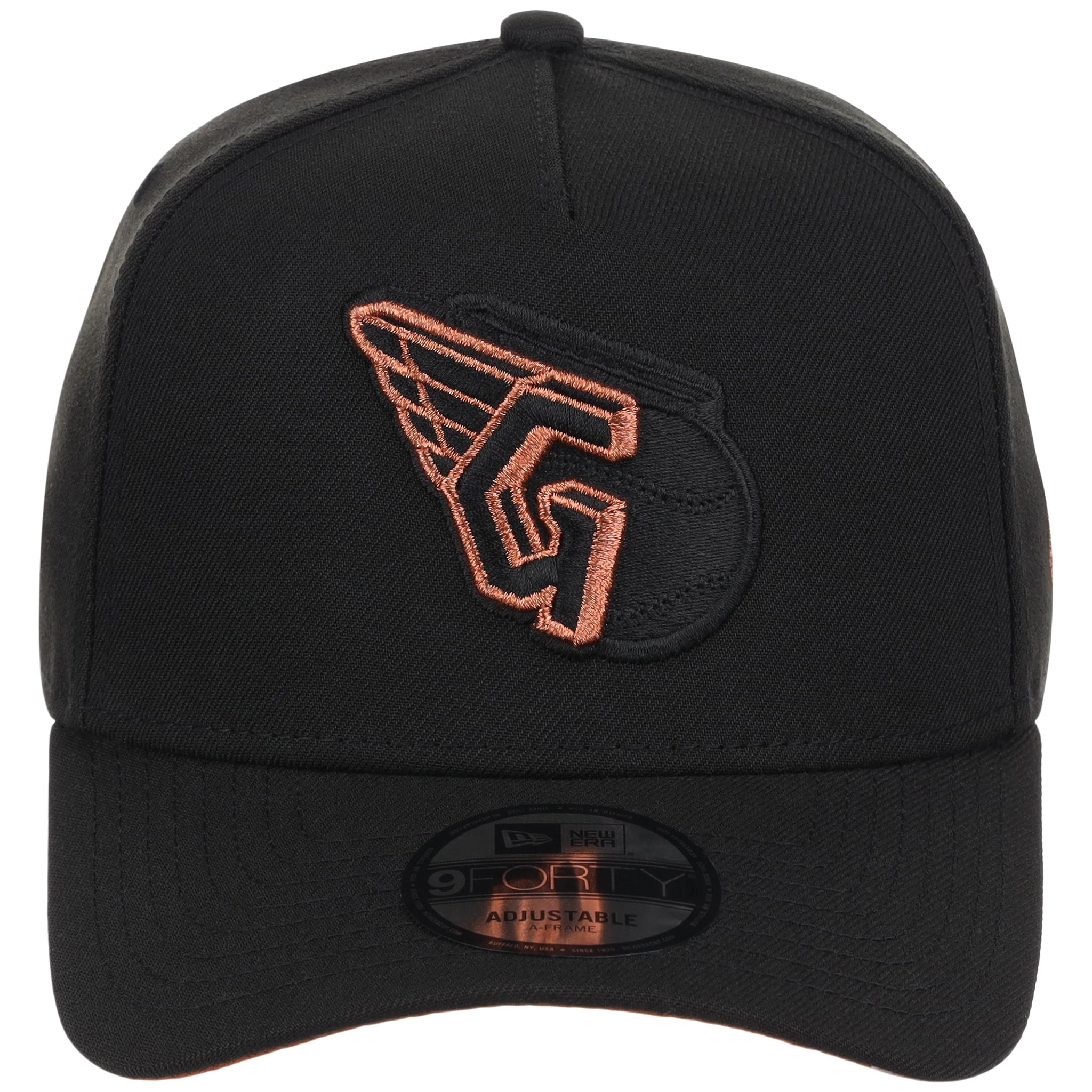 Cleveland Guardians MLB Black x Rust FASHION CORE New Era 9FORTY A-Frame