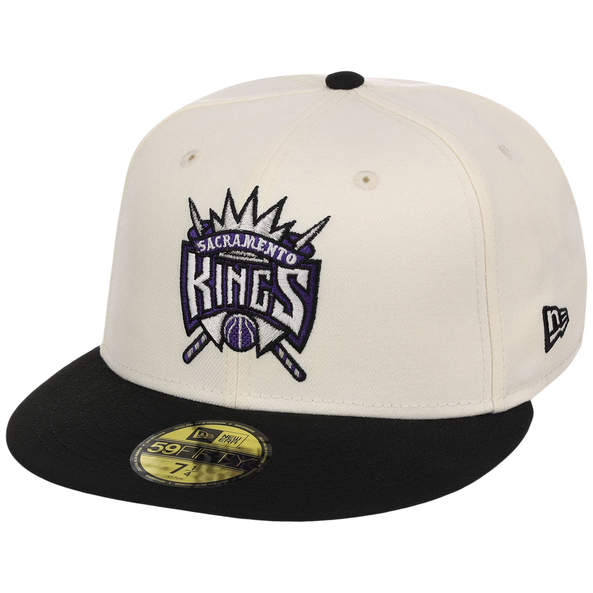 Sacramento Kings NBA Chrome OTC New Era 59FIFTY (Chrome/Black)