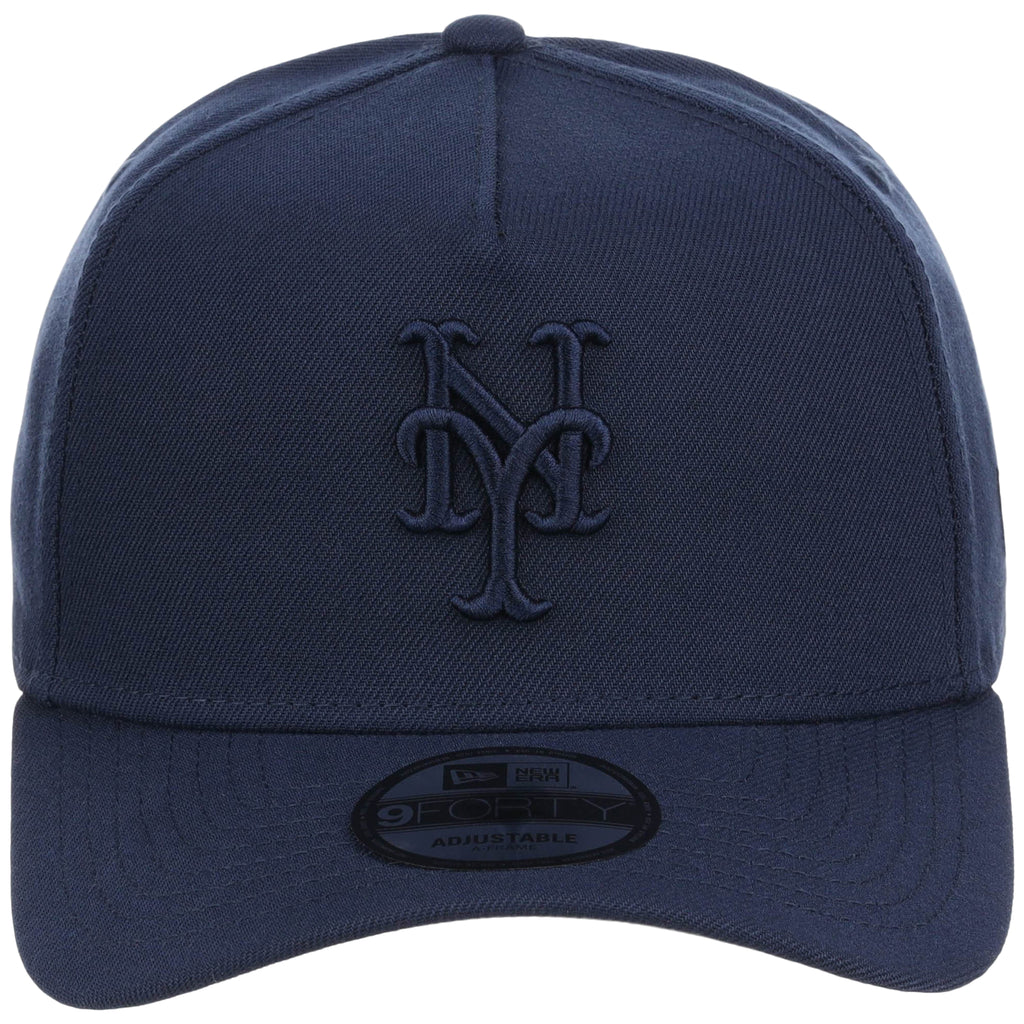 New York Mets MLB Navy FASHION CORE New Era 9FORTY A-Frame