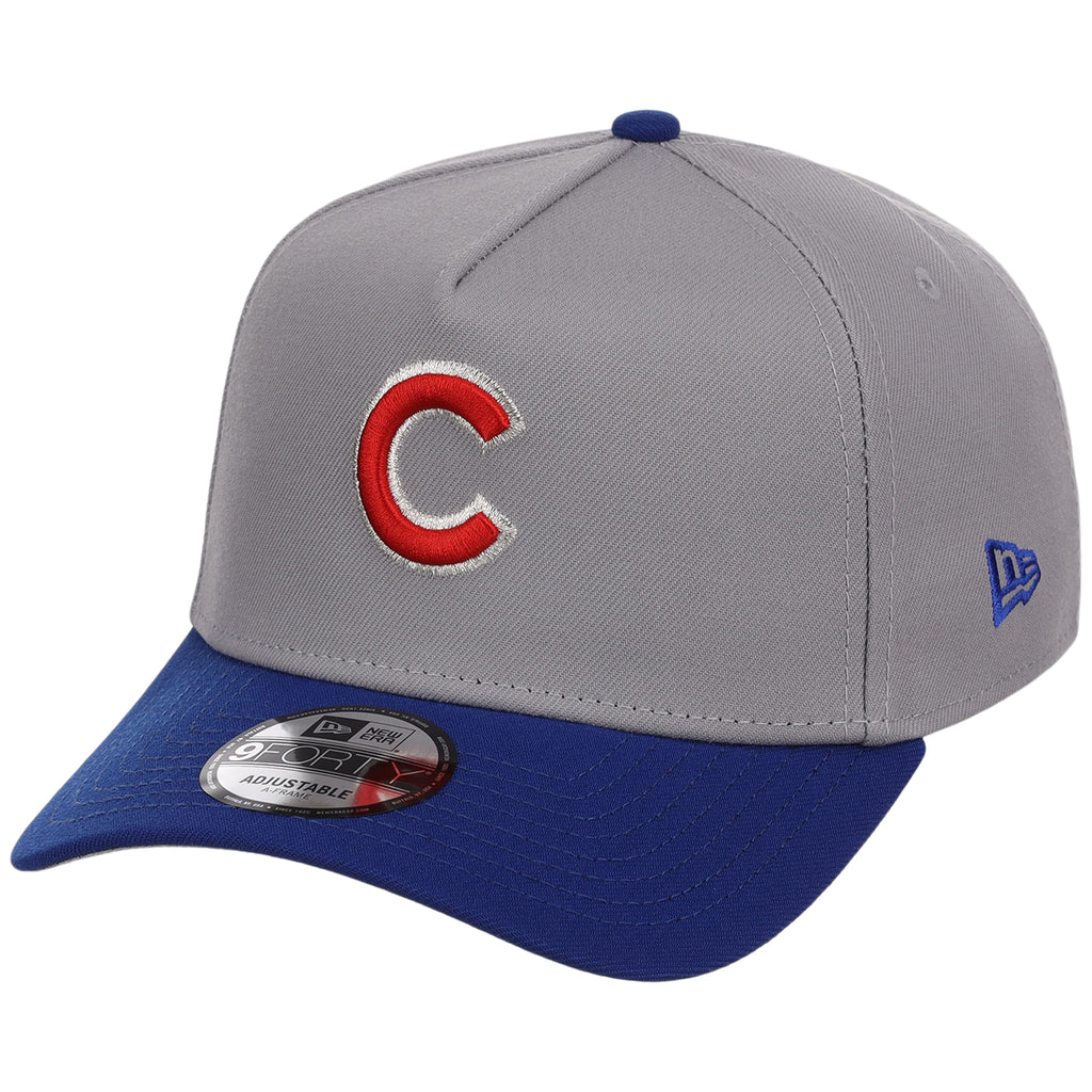 Chicago Cubs MLB Gray OTC FASHION CORE New Era 9FORTY A-Frame