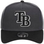 Tampa Bay Rays MLB Graphite x Black FASHION CORE New Era 9FORTY A-Frame