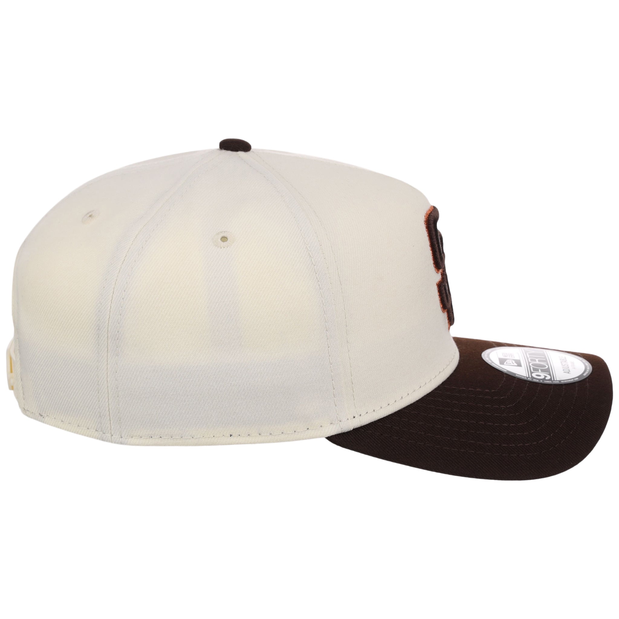 San Diego Padres MLB Chrome x Burnt Wood FASHION CORE New Era 9FORTY A-Frame