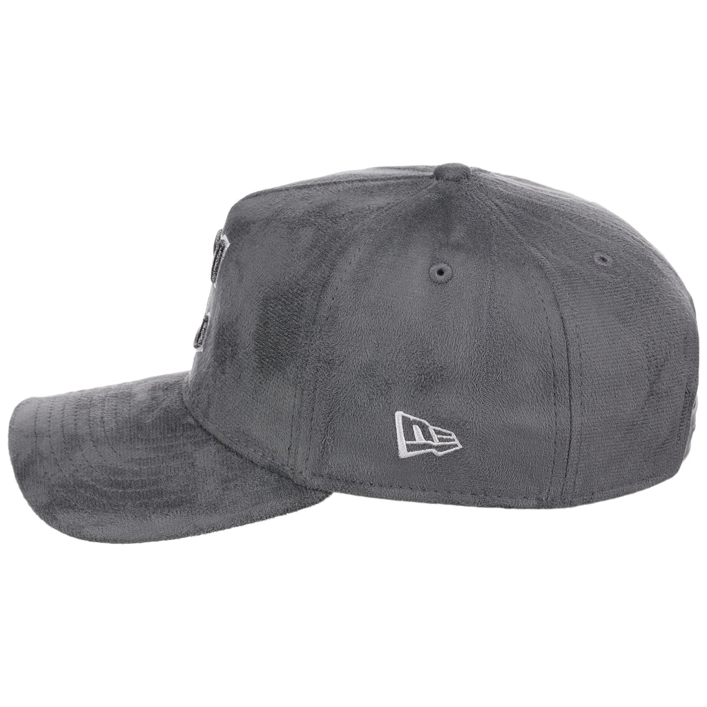 Cleveland Indians MLB Gray x Suede FASHION CORE New Era 9FORTY A-Frame