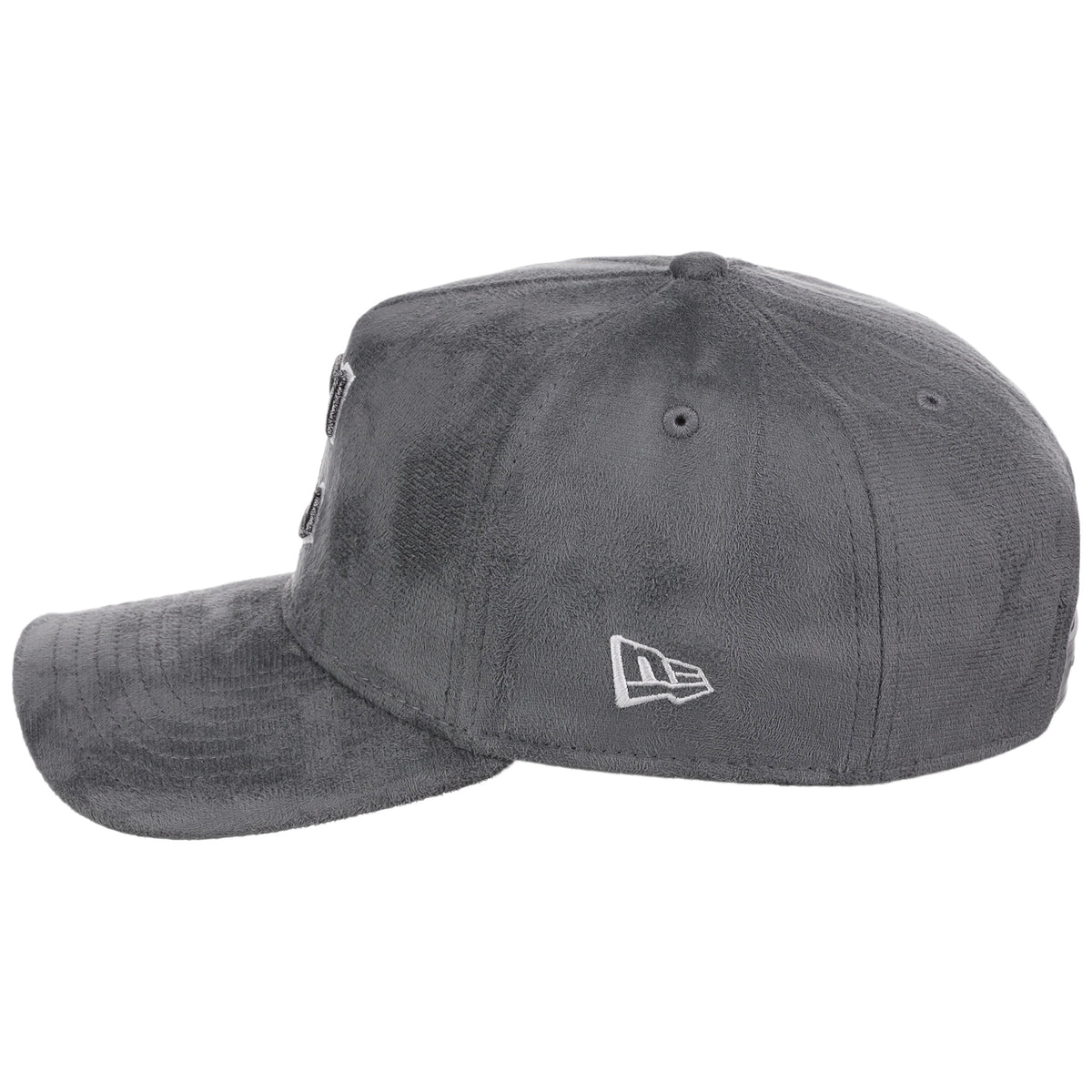 Cleveland Indians MLB Gray x Suede FASHION CORE New Era 9FORTY A-Frame