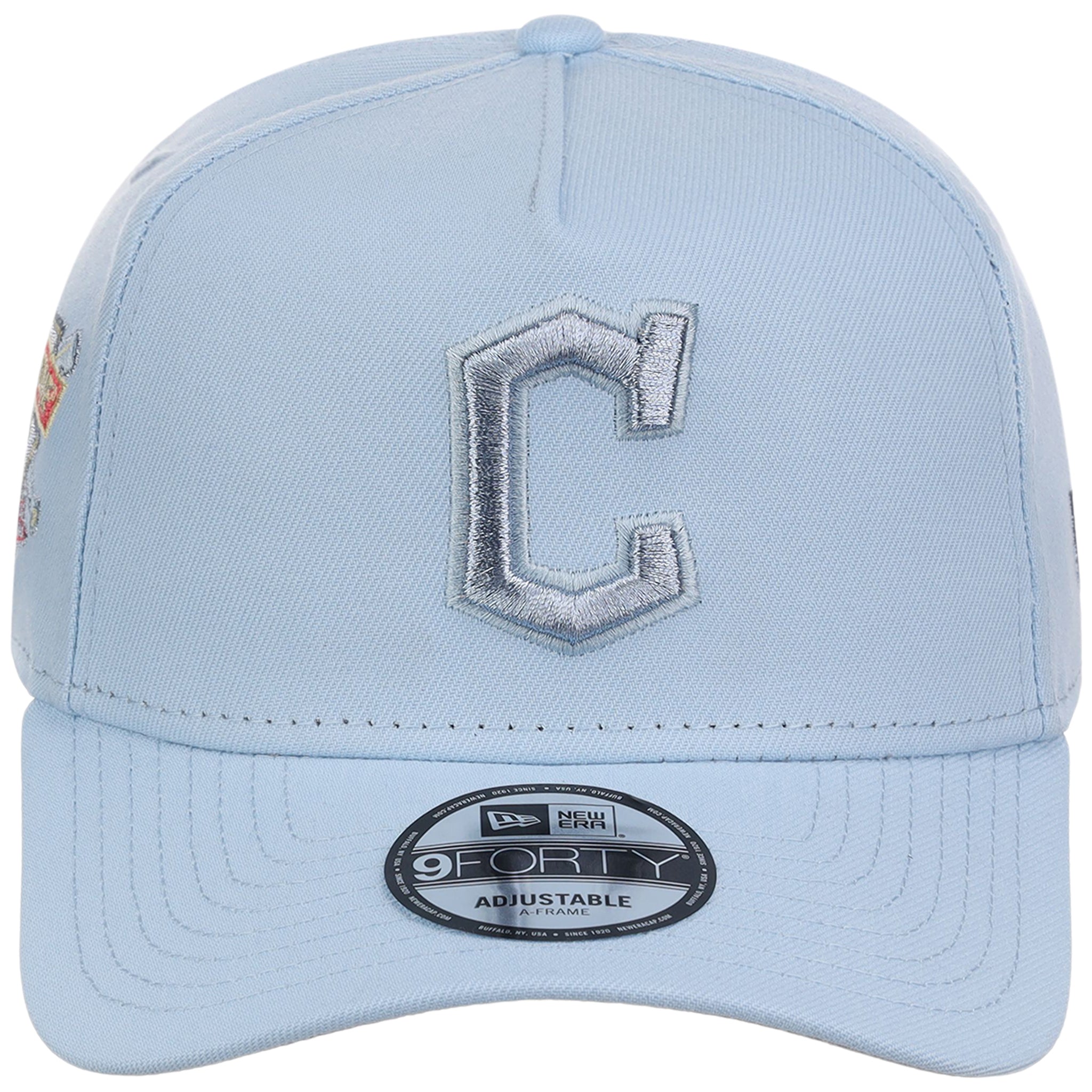 Cleveland Guardians MLB Glacial Blue New Era 9FORTY A-Frame