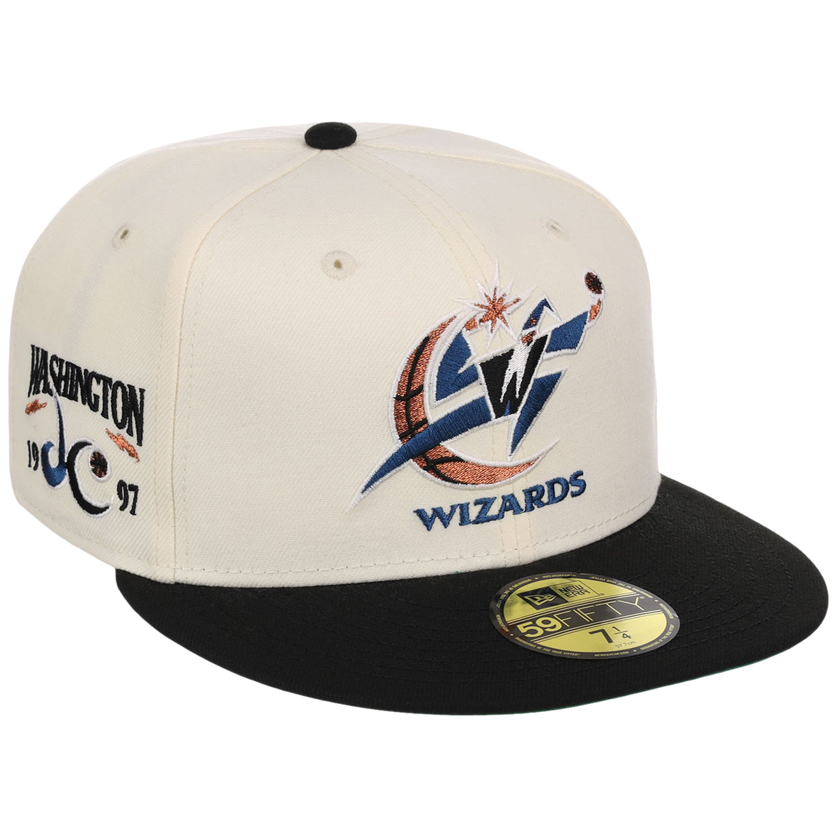 Washington Wizards NBA Chrome OTC New Era 59FIFTY (Chrome/Black)