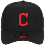 Cleveland Guardians MLB Black x Red FASHION CORE New Era 9FORTY A-Frame